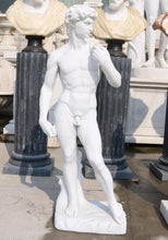 Load image into Gallery viewer, Large Michelangelo‘s David Reproduction Marble Sculpture