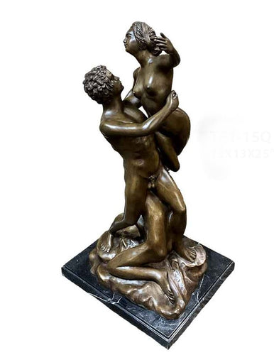 Abduction of a Sabine Woman by Giambologna Bronze Sculpture