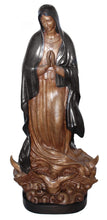 Load image into Gallery viewer, 65"H Our Lady of Guadalupe Bronze Statue