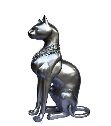 Bronze Egyptian Cat Statue