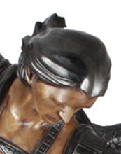 Load image into Gallery viewer, Life Size Bronze St Michael the Archangel Statue with Sword