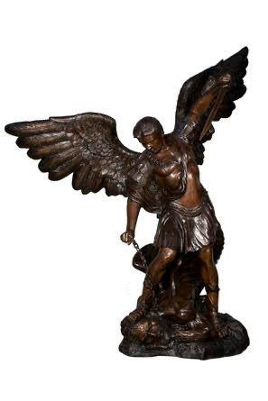 Life Size Saint Michael the Archangel Sculpture