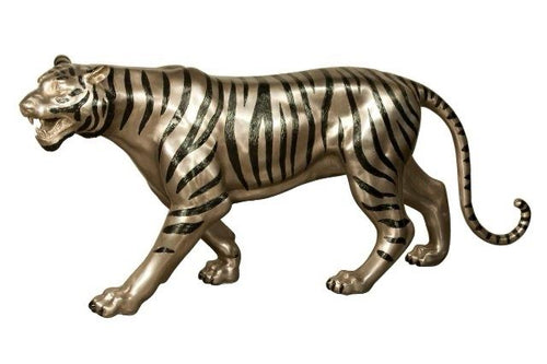 Life Size Bronze Tiger Sculpture Walking