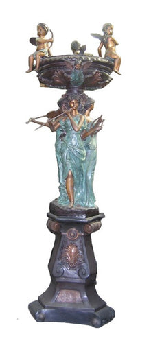 Bronze Valenti Estate Fountain Statue