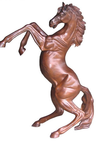Bronze Life Size Rearing Horse Statue