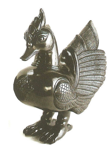 Cocky Rooster Bronze Sculpture