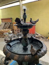 Load image into Gallery viewer, The Three Muses and Doves Grand Tiered Fountain