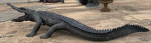 Load image into Gallery viewer, Life Size Monumental Bronze Alligator Fountain Sculpture