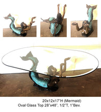 Load image into Gallery viewer, Little Mermaid Bronze Cocktail Table