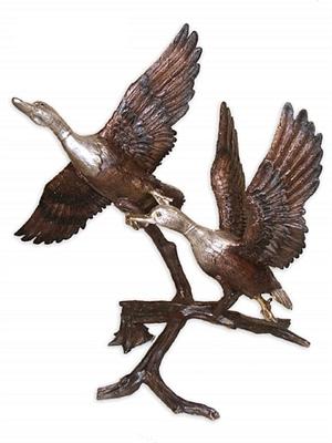 Migrating Ducks Bronze Sculpture