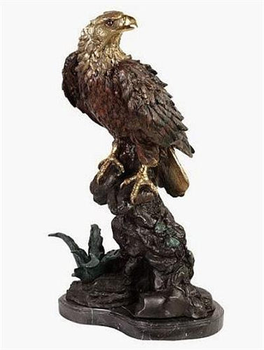 Watchful American Eagle Sculpture