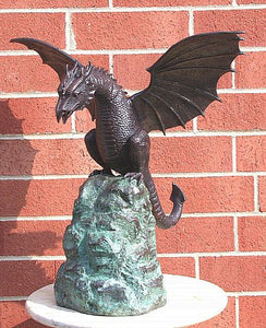 Medieval Dragon Fountain Statue