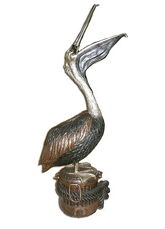 Life Size Pelican Sculpture - Looking Up