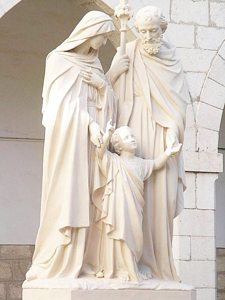 The Meaning and Significance of Holy Family Statues: Origins, Symbolism, and Placement in Cemeteries, Churches, and Home Gardens