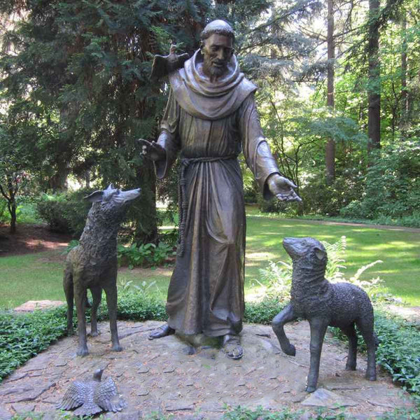 Saint Francis of Assisi: Reverence, Miracles, and Statues in Gardens