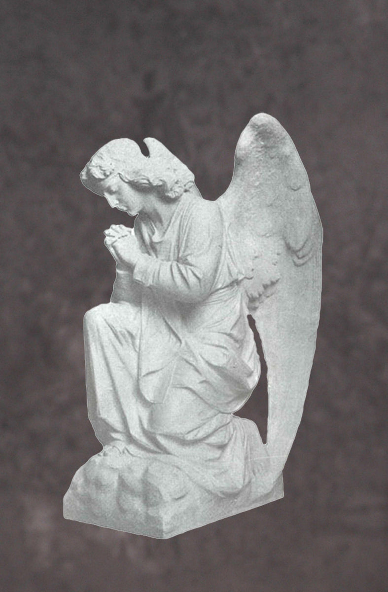 Paraying Statue Kneeling Angel Statues | Large Kneeling Praying Angel Statue for Sale ...