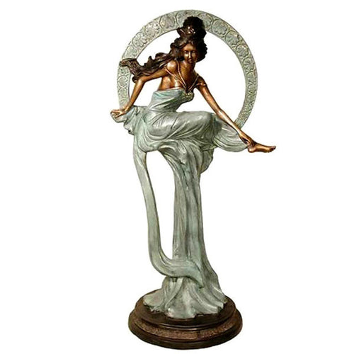 Moon Lady Bronze Sculpture