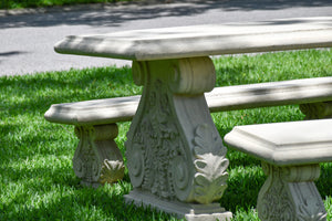 Verona Fiberglass Bench & Table Set