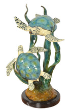 Load image into Gallery viewer, Rhapsody of the Sea Turtle Bronze Sculpture