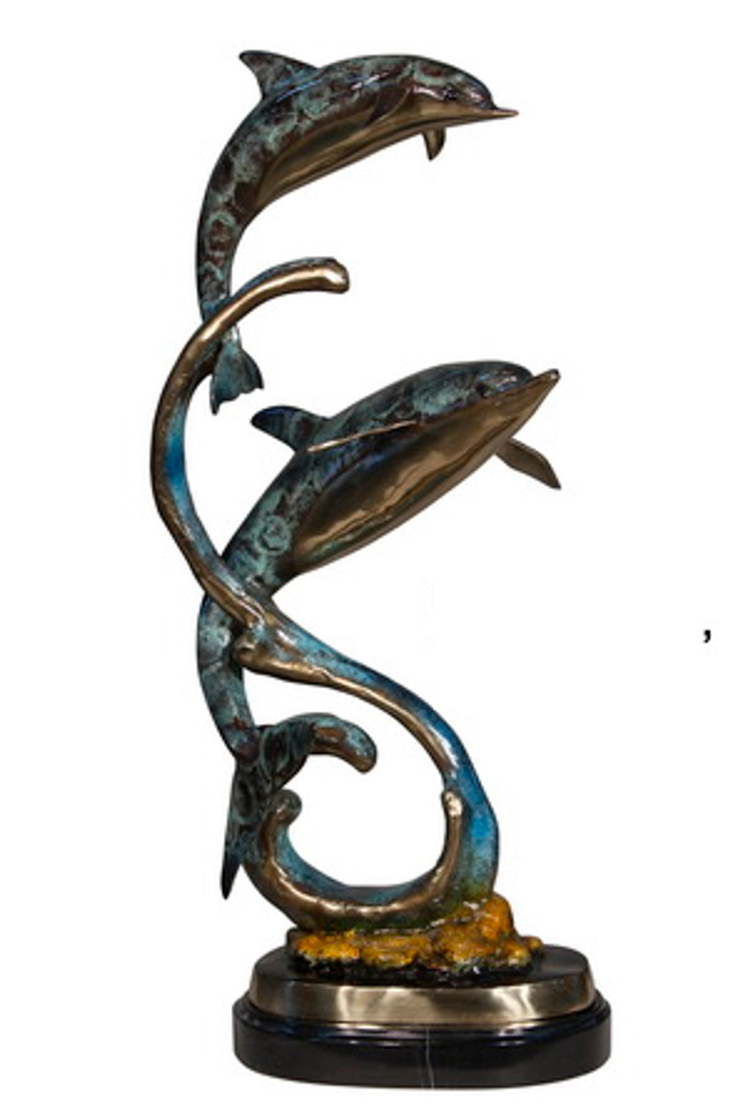 Glory of the Dolphins Bronze Sculpture