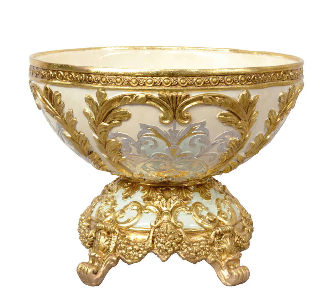 King Louis XV Bowl Centerpiece - 9.5”H