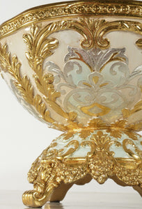 King Louis XV Bowl Centerpiece - 9.5”H