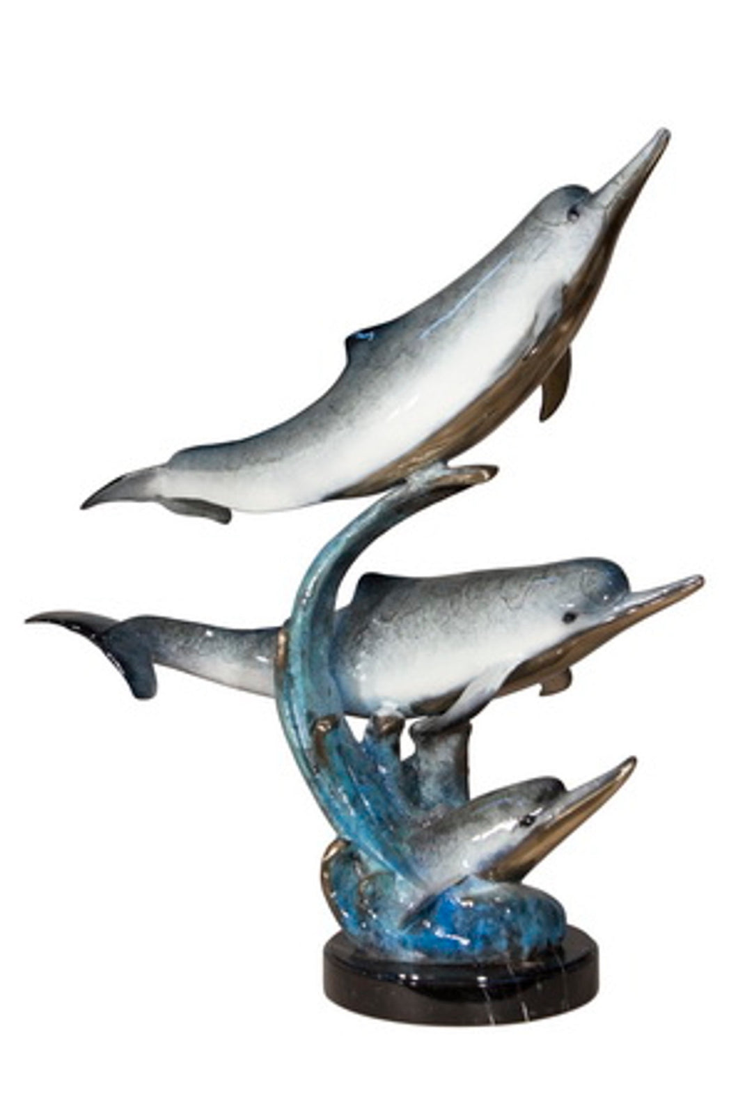 Rise of the Dolphins Bronze Sculpture