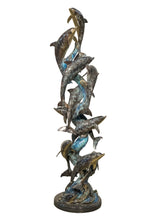 Load image into Gallery viewer, Bronze Twist of the Dolphins Sculpture I