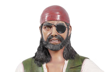 Load image into Gallery viewer, The Contented Pirate Statue - Quality Fiberglass Statue