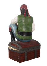 Load image into Gallery viewer, The Contented Pirate Statue - Quality Fiberglass Statue