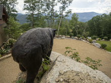 Load image into Gallery viewer, Life Size Hunting Bronze Bear Sculpture