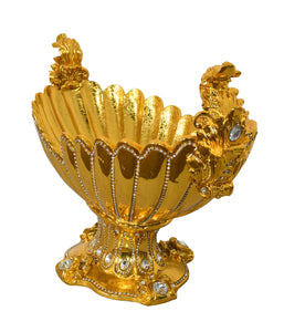 Russian Gold Table Bowl Centerpiece