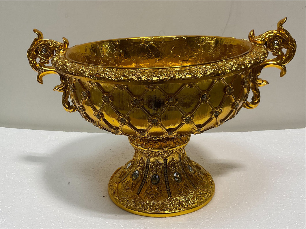 2-Handled European Scroll Bowl Centerpiece