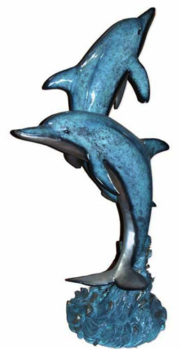 Graceful Dolphins Bronze Fountain Sculpture