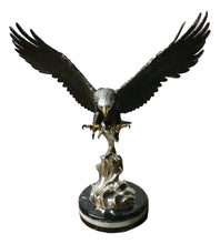 Load image into Gallery viewer, Large American Bald Eagle Bronze Sculpture