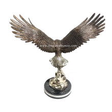 Load image into Gallery viewer, Large American Bald Eagle Bronze Sculpture