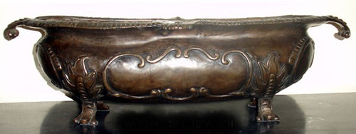 Attica Bronze Planter with Clawed Feet