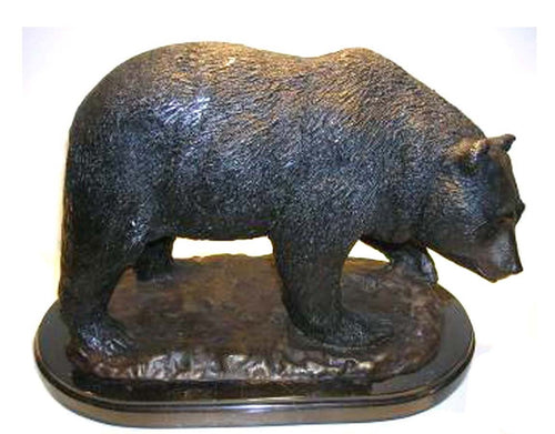 American Bear Bronze Sculpture for the Tabletop