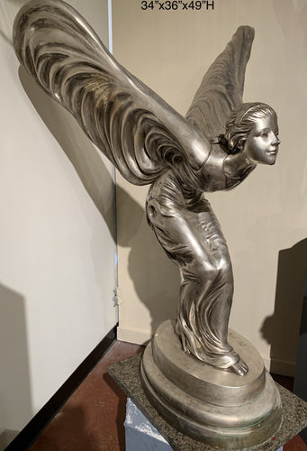 Bronze Spirit of Ecstasy Angel Sculpture