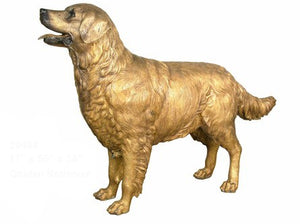 Life Size Bronze Golden Retriever Statue