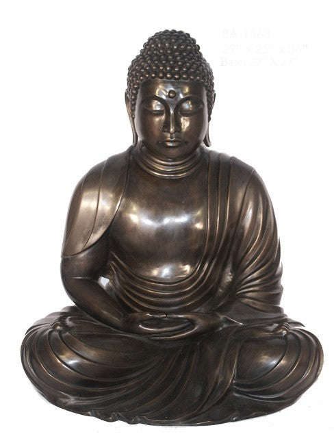 Large Bronze Buddha Statue