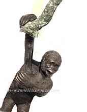 Load image into Gallery viewer, Bronze Monkeys Statues on a Tree
