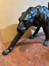 Load image into Gallery viewer, Life Size Bronze Cougar Sculpture