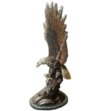 Load image into Gallery viewer, Powerful American Eagle Bronze Sculpture