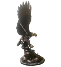 Load image into Gallery viewer, Powerful American Eagle Bronze Sculpture