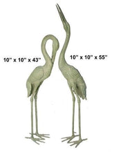 Load image into Gallery viewer, Loving Crane Sculptures - Pair