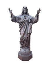 Load image into Gallery viewer, Life Size Sacred Heart of Jesus Bronze Statue