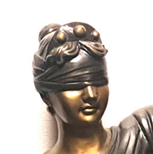 Load image into Gallery viewer, Large Bronze Blind Justice Statue 60"H