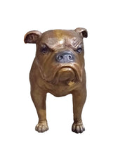 Load image into Gallery viewer, Large Bronze Bulldog Statue - 20”H