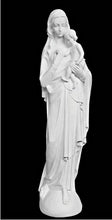 Load image into Gallery viewer, Blessed Virgin Mary with Baby Jesus Marble Statue - 48”H